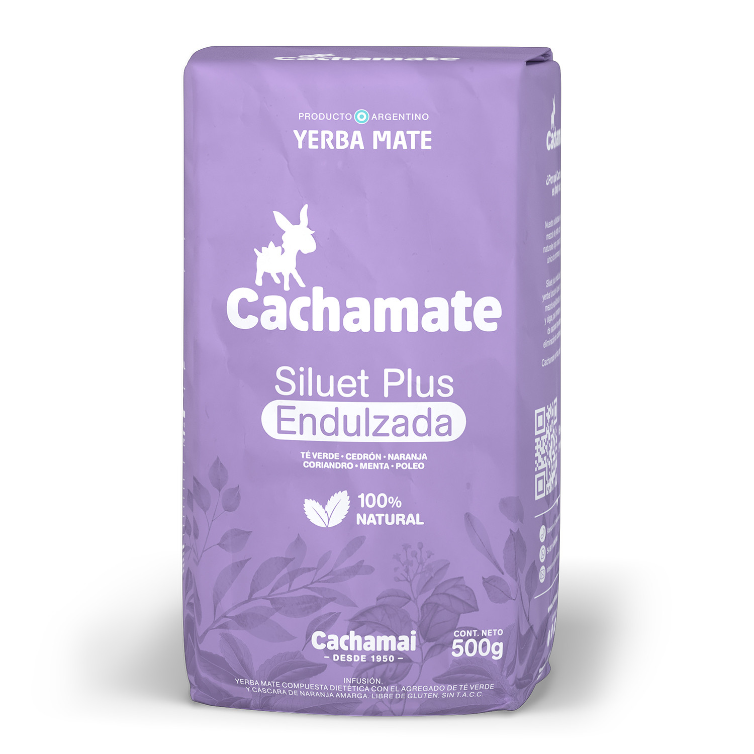CACHAMATE HIERBA SILUET PLUS 500G