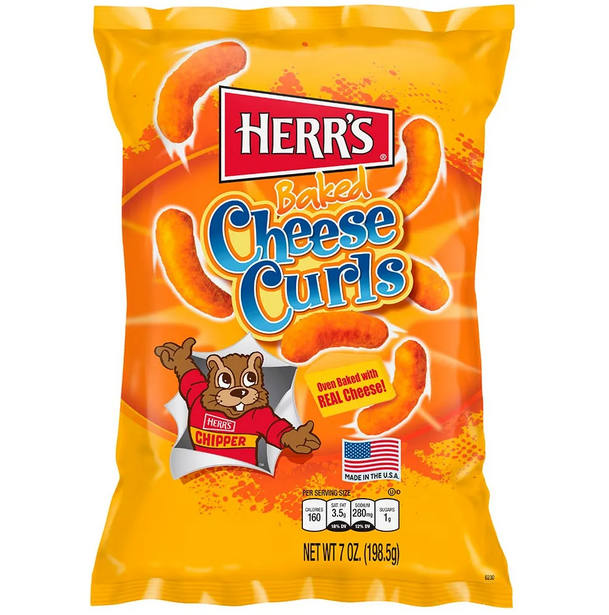 HERRS HERRS CHEESE CURLS 170G