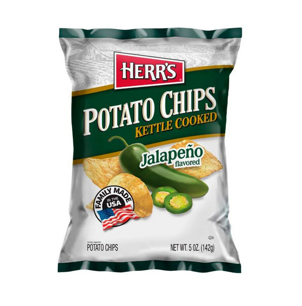 HERRS Potato Chips Jalapeño 142g