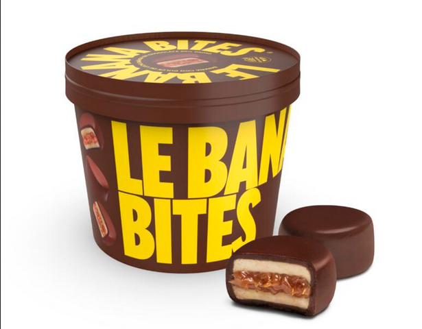 LE BANANA BITES Banana con Dulce de Leche Bañada en Chocolate Semiamargo 150g