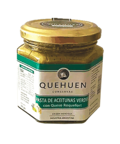QUEHUEN Pasta de Aceitunas Verdes con Roquefort 200G